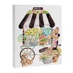 Flower Cart Canvas Print Gallery Image 6