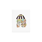 Flower Cart Art Print Gallery Image 1