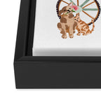 Flower Cart Framed Canvas Print Gallery Image 3
