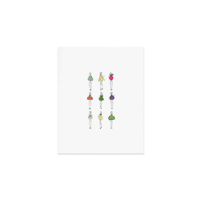 Foodie Ladies Art Print Gallery Image 1