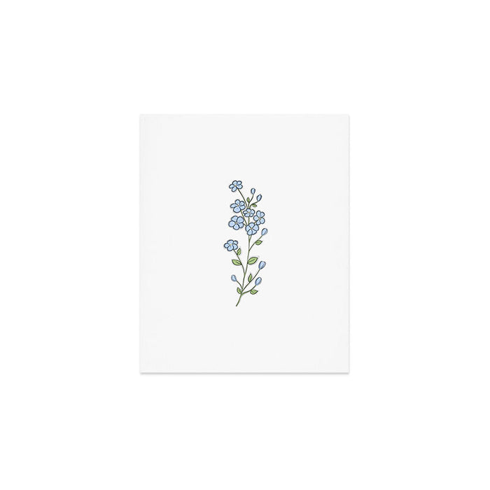 Forget Me Nots Art Print Gallery Image 1