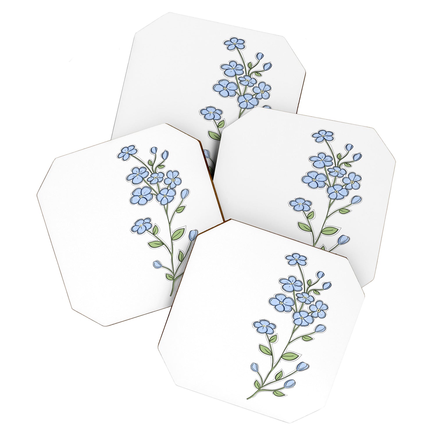 Forget Me Nots Coaster Gallery Image 1