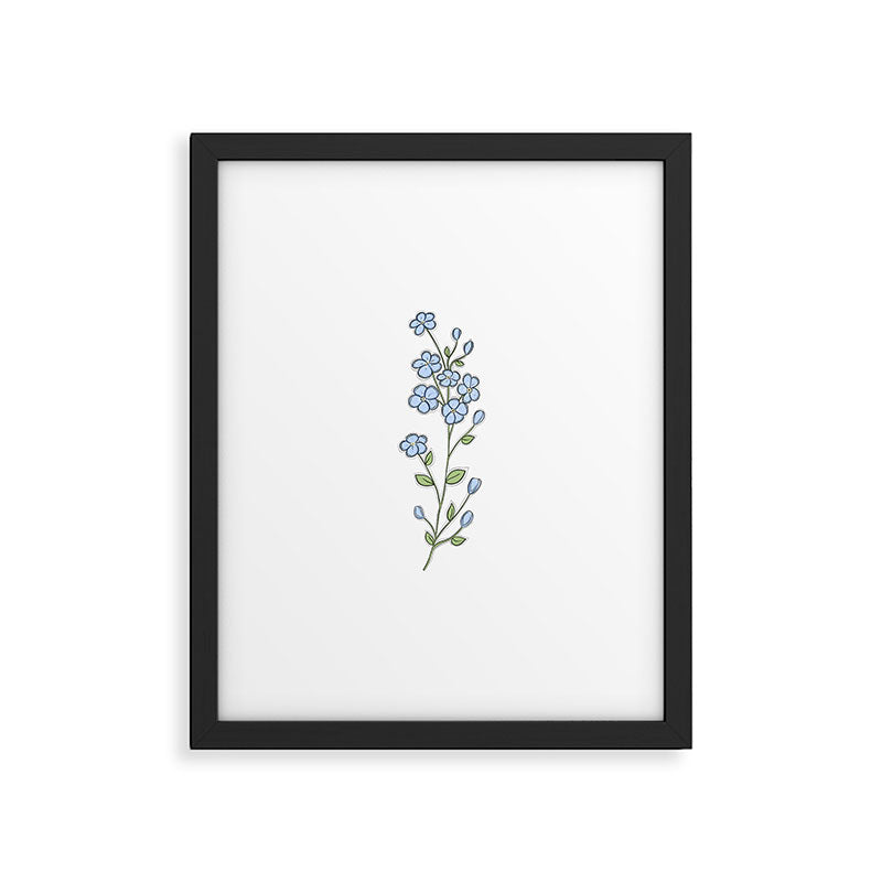 Forget Me Nots Framed Art Print Gallery Image 4