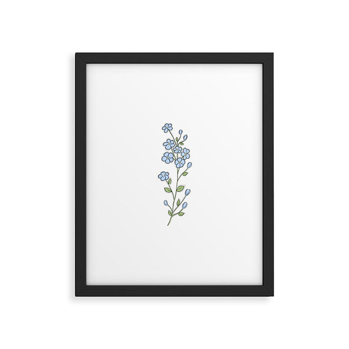 Forget Me Nots Framed Art Print Gallery Image 1