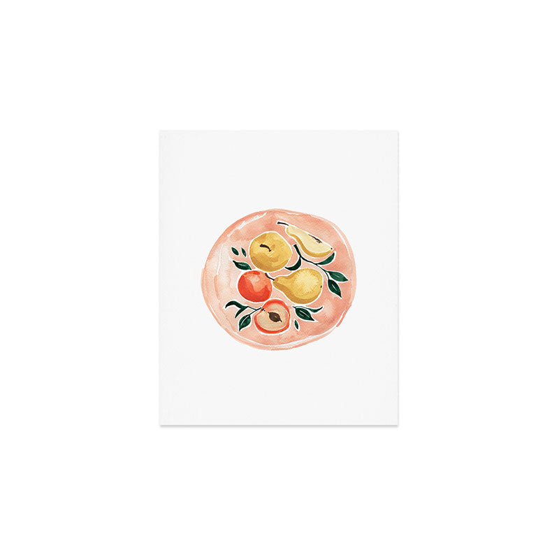 Fruit Plate Art Print Gallery Image 1