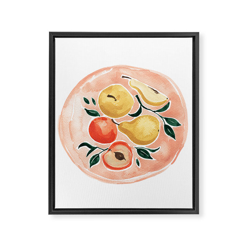Fruit Plate Framed Canvas Print Gallery Image 6