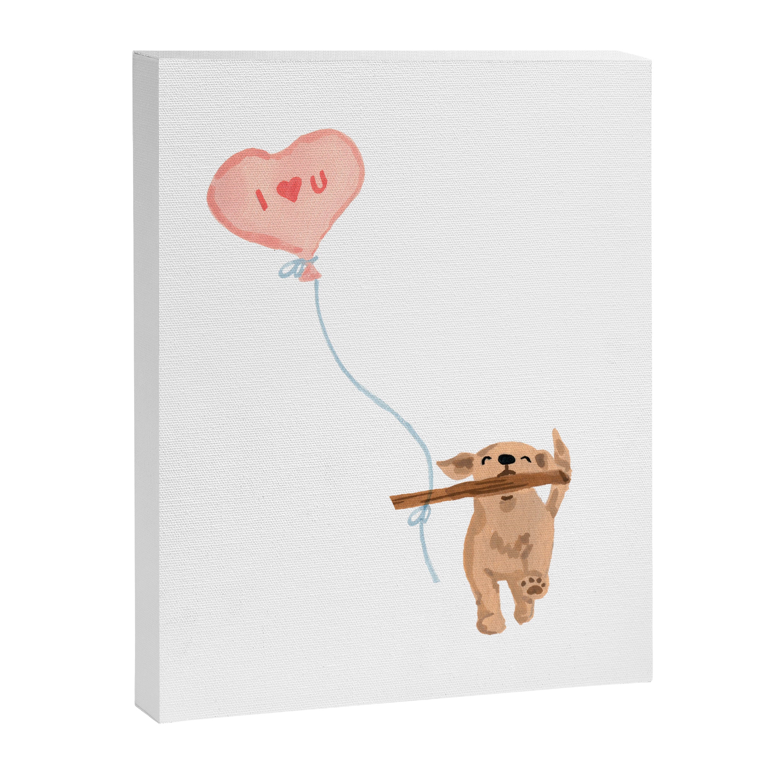 Furry Helper Heart You Print Canvas Print Gallery Image 6