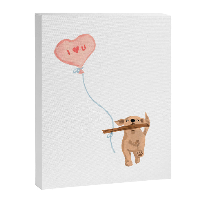 Furry Helper Heart You Print Canvas Print Gallery Image 1