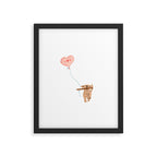 Furry Helper Heart You Print Framed Art Print Gallery Image 5