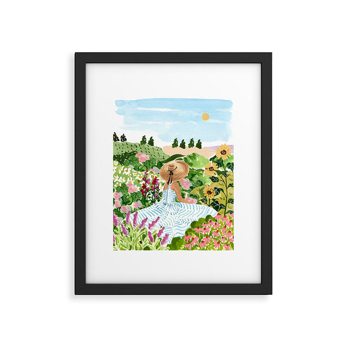 Garden Daydream  Framed Art Print Gallery Image 1