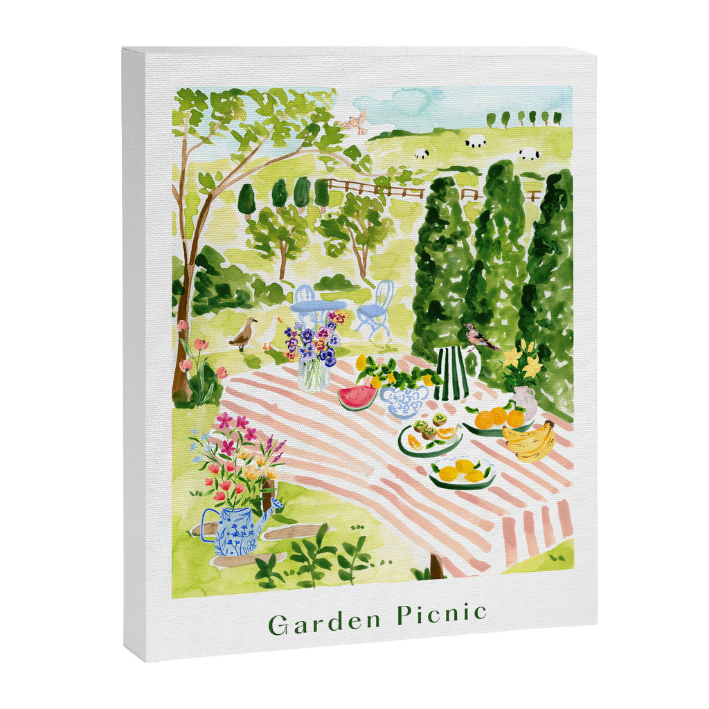 Garden Picnic Canvas Print Gallery Image 6