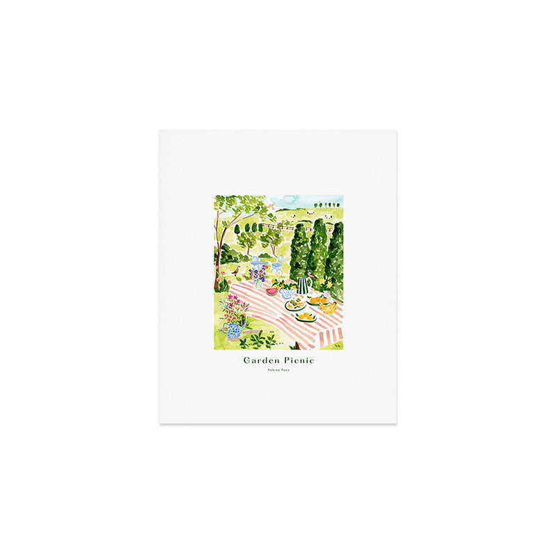 Garden Picnic Art Print Gallery Image 1