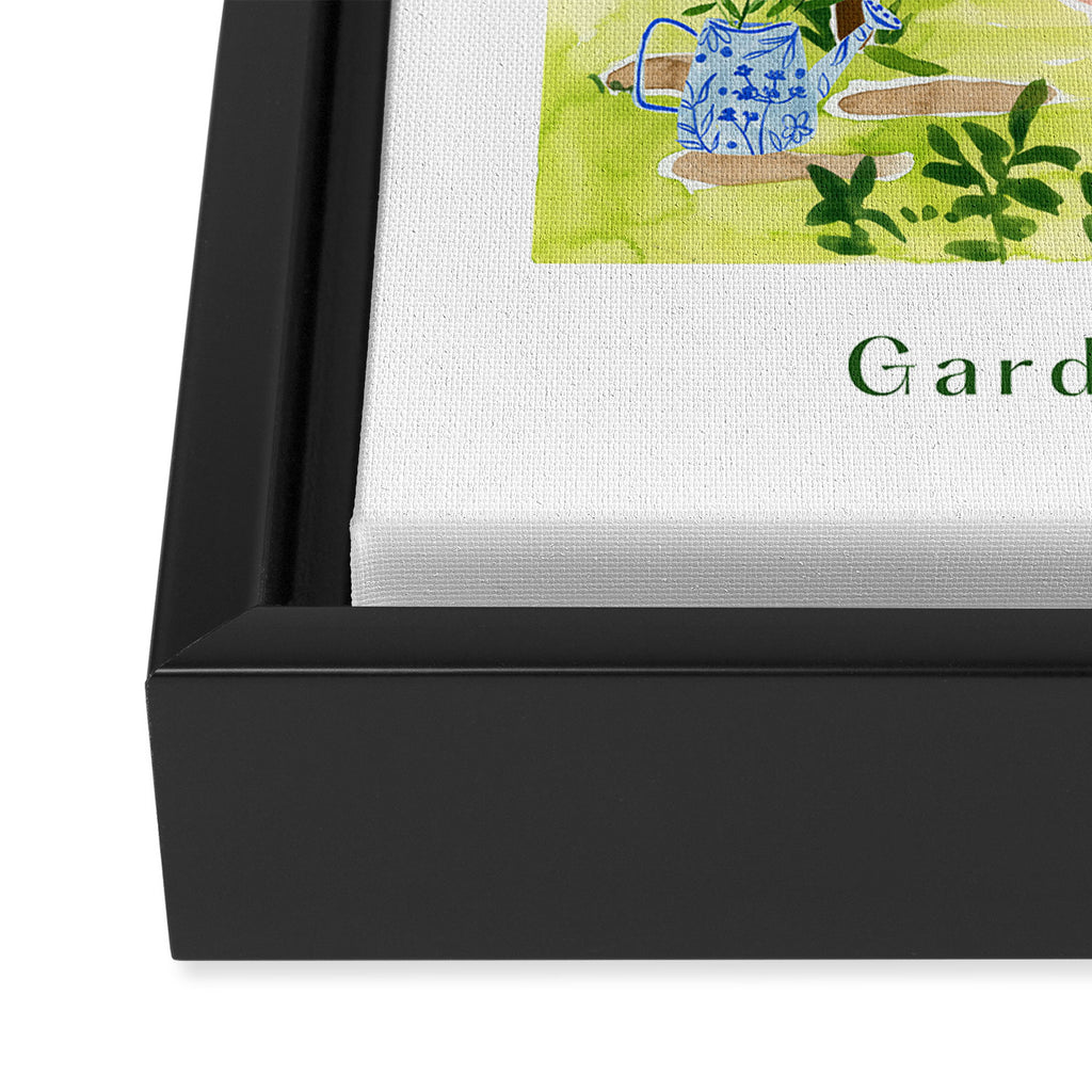 Garden Picnic Framed Canvas Print Gallery Image 3