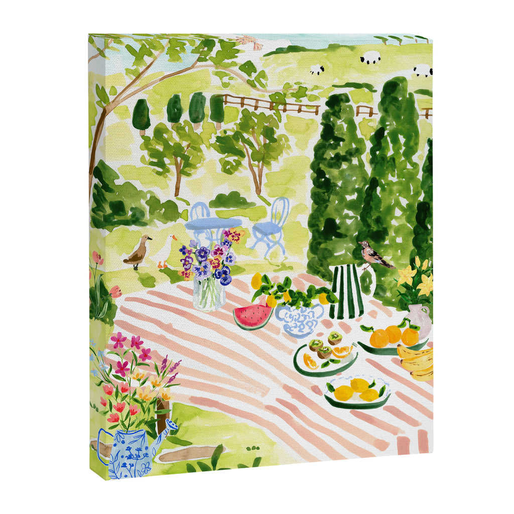 Garden Picnic Canvas Print Gallery Image 6