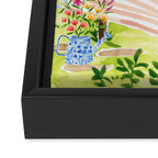 Garden Picnic Framed Canvas Print Gallery Image 3
