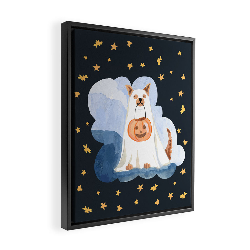 Ghost Dog Framed Canvas Print Gallery Image 2