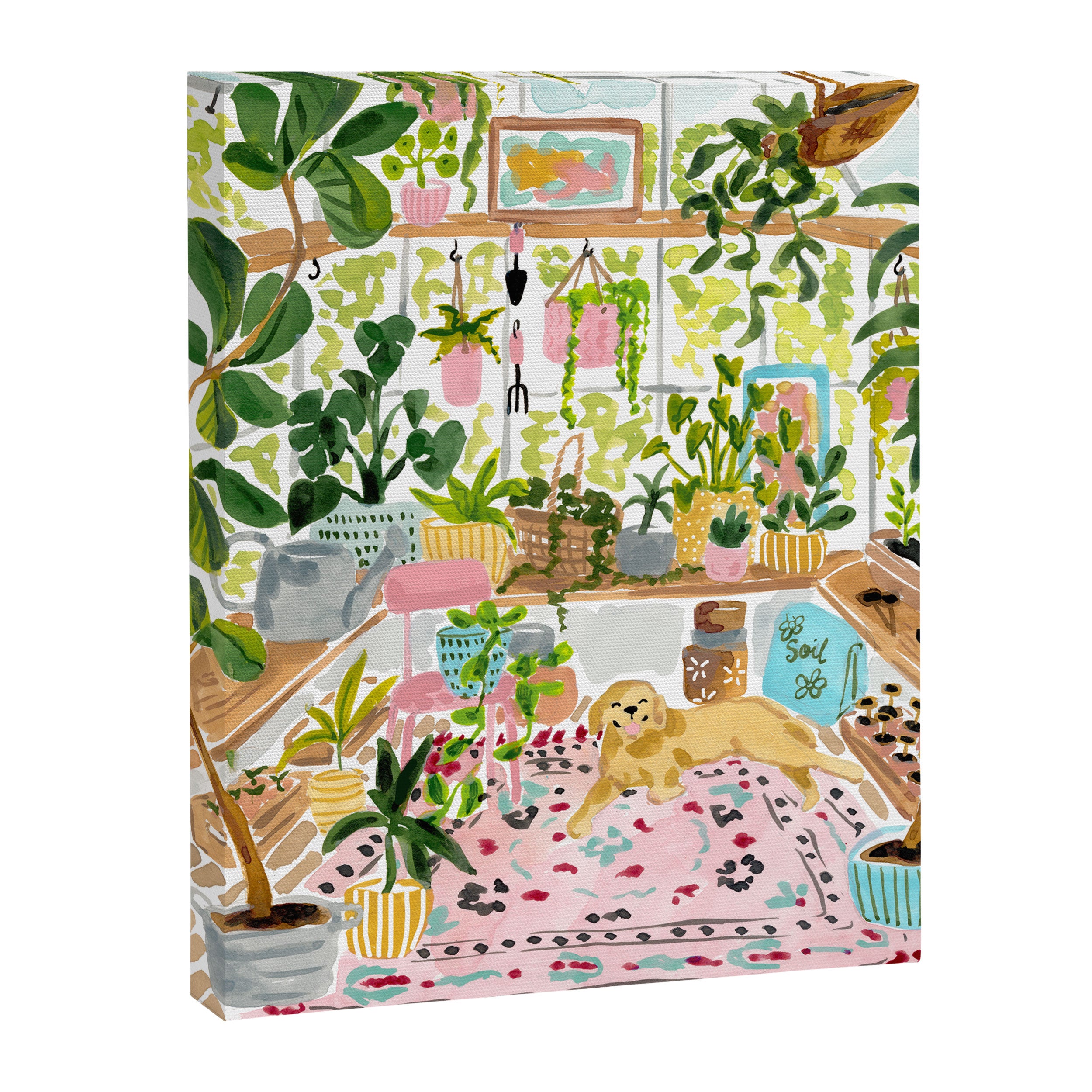 Greenhouse Dog Canvas Print Gallery Image 6