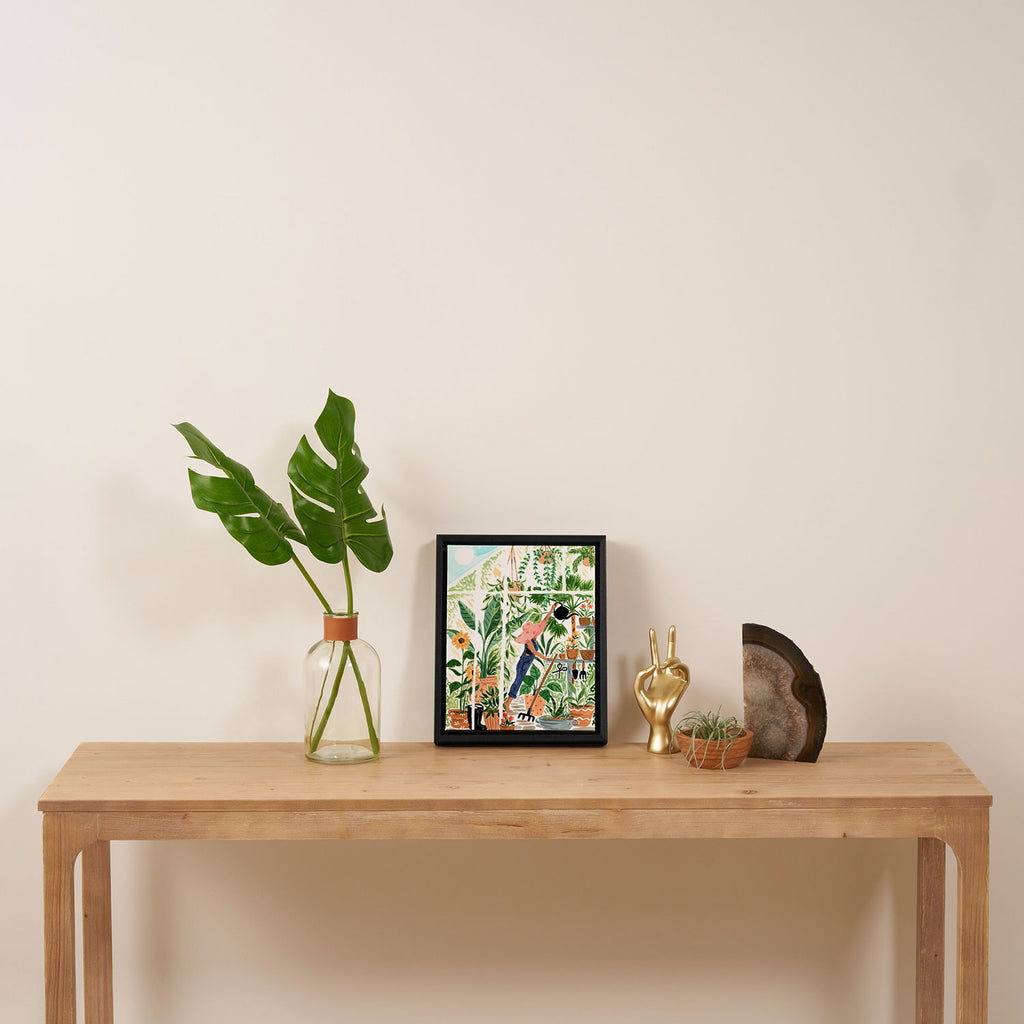 Greenhouse Garden Framed Canvas Print Gallery Image 4
