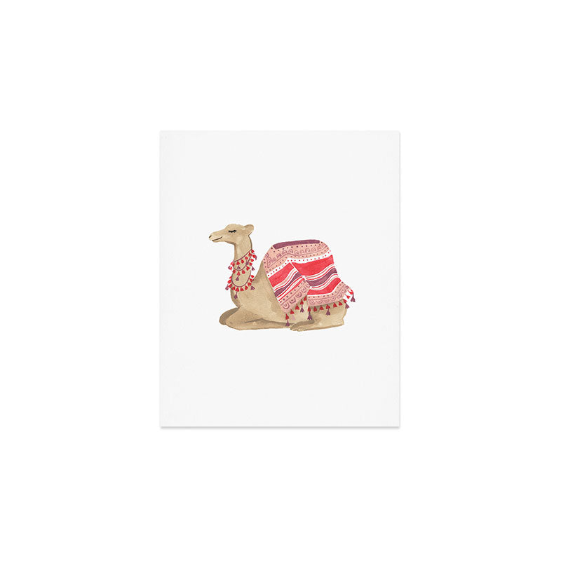 Happy Camel Art Print Gallery Image 1