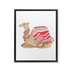 Happy Camel Framed Canvas Print Gallery Image 6