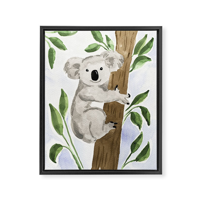 Happy Koala Framed Canvas Print Gallery Image 6