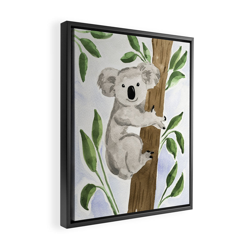 Happy Koala Framed Canvas Print Gallery Image 2
