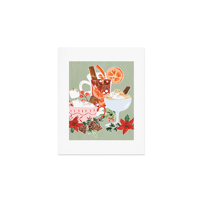 Holiday Drinks Art Print Gallery Image 1