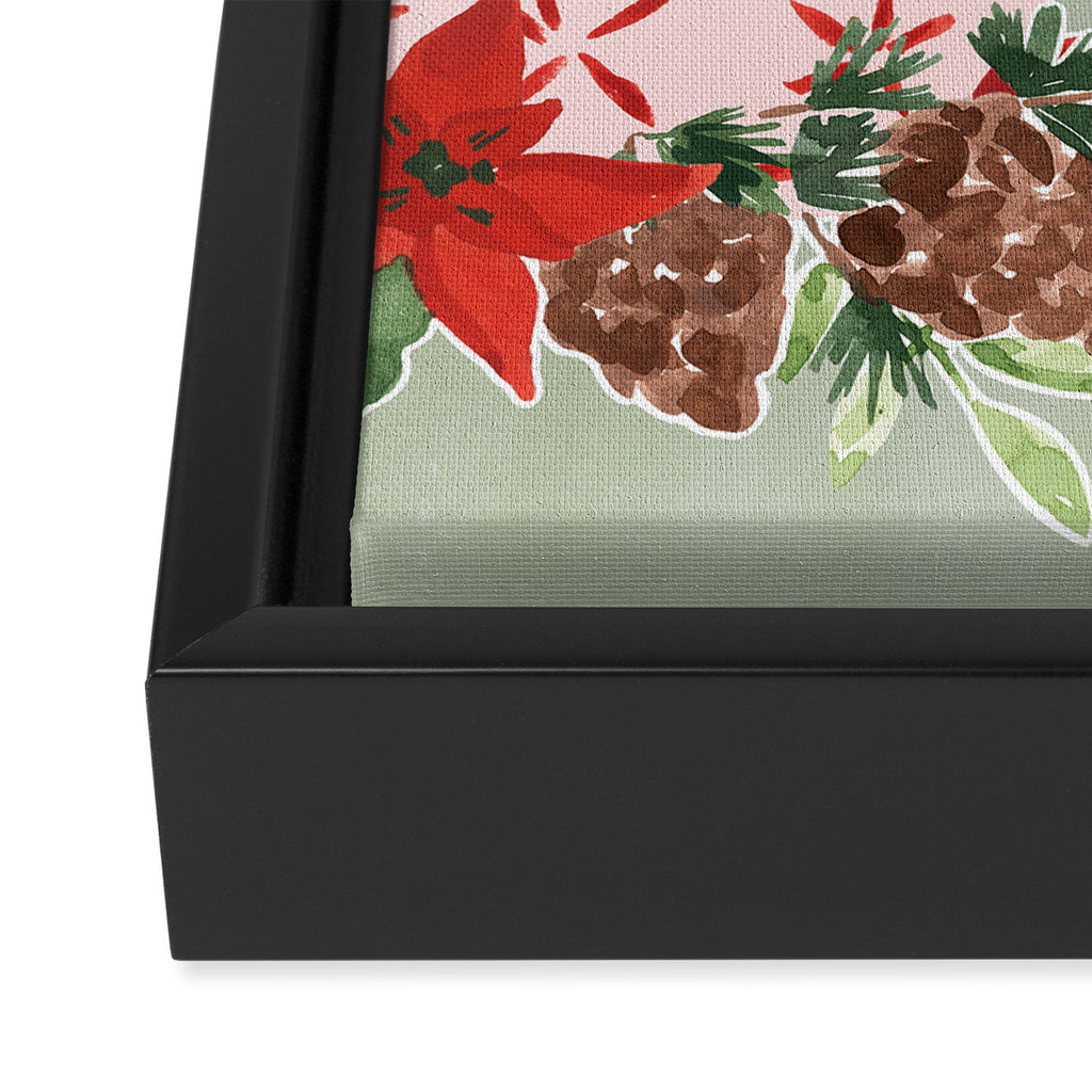 Holiday Drinks Framed Canvas Print Gallery Image 3