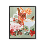 Holiday Drinks Framed Canvas Print Gallery Image 8