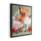 Holiday Drinks Framed Canvas Print Gallery Image 2