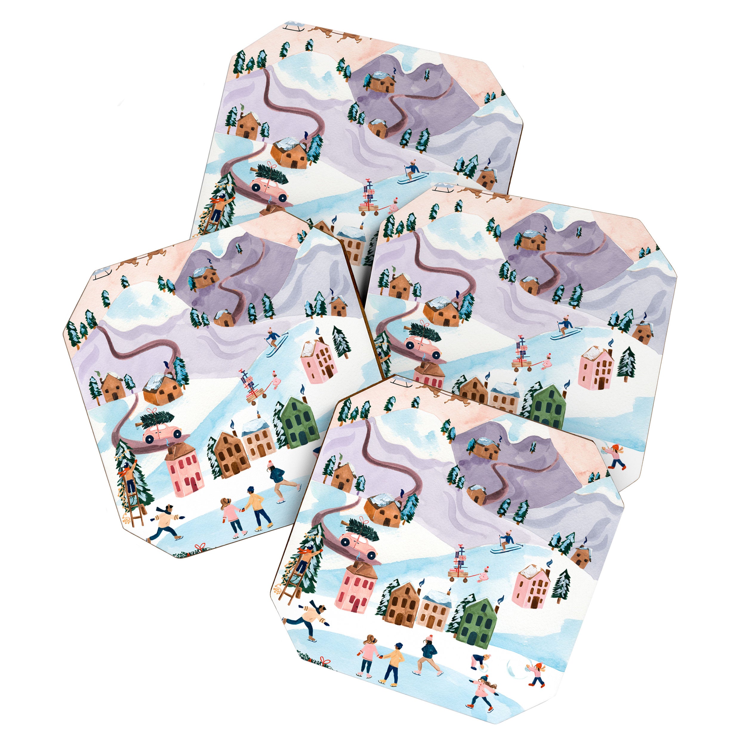 Holiday Village Coaster Gallery Image 1