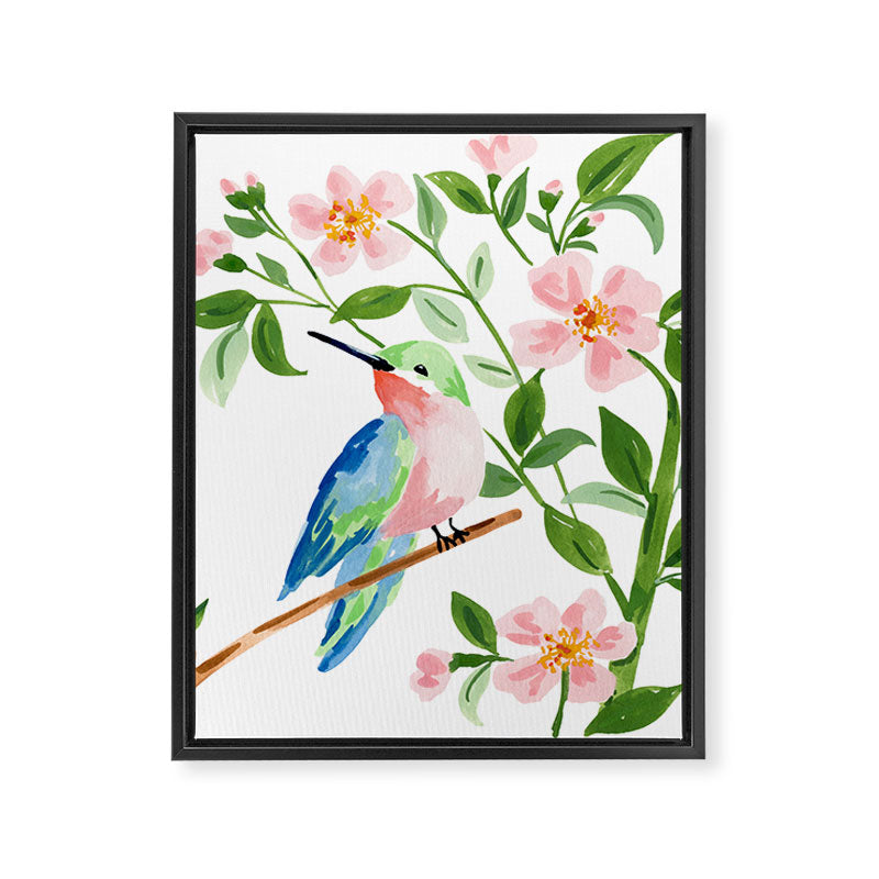 Hummingbird Framed Canvas Print Gallery Image 8
