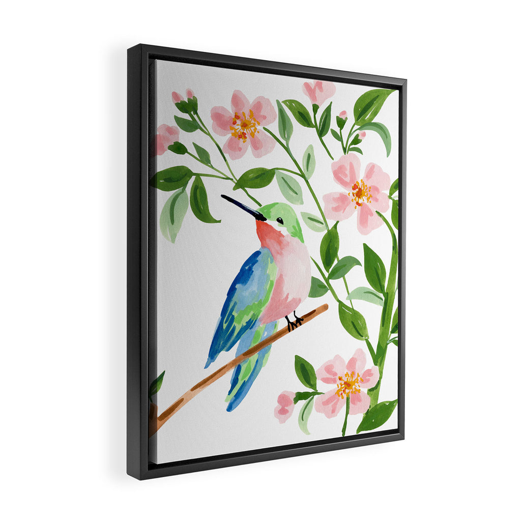 Hummingbird Framed Canvas Print Gallery Image 2