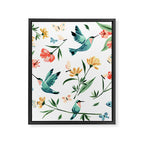 Hummingbirds Framed Canvas Print Gallery Image 8
