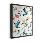 Hummingbirds Framed Canvas Print Gallery Image 2