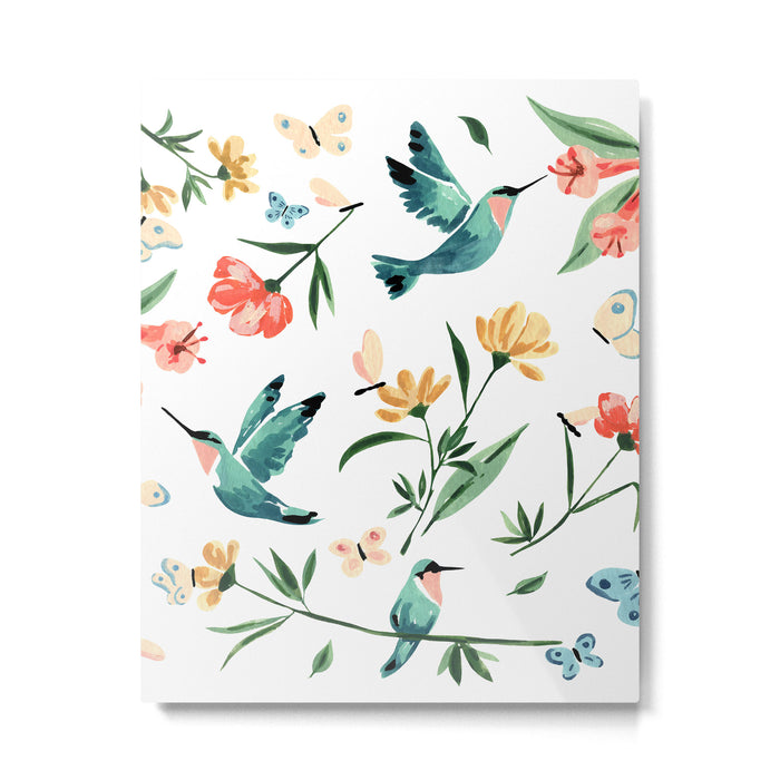 Hummingbirds Metal Print Gallery Image 1