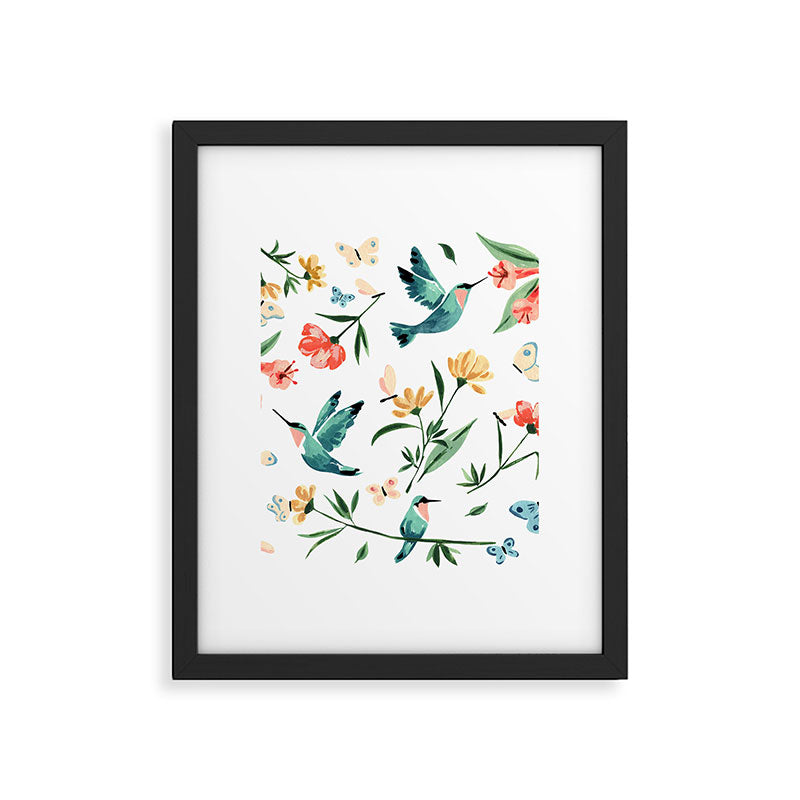 Hummingbirds Framed Art Print Gallery Image 6