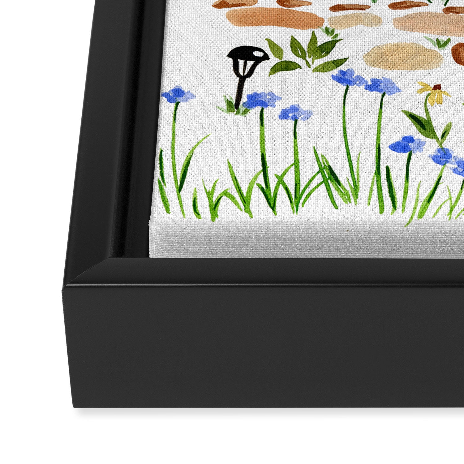 In the Garden Framed Canvas Print Gallery Image 3