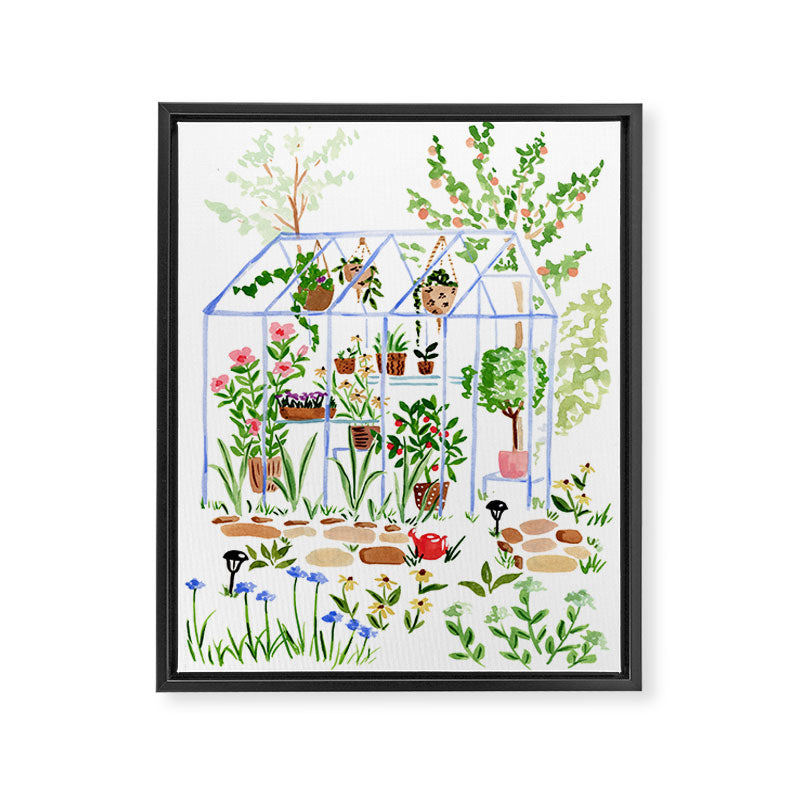 In the Garden Framed Canvas Print Gallery Image 6
