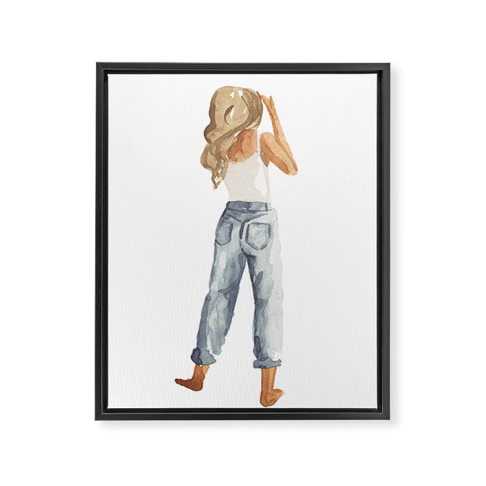 Isabella Framed Canvas Print Gallery Image 1