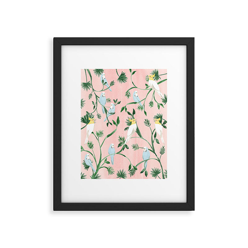 Jungle Birds Framed Art Print Gallery Image 5