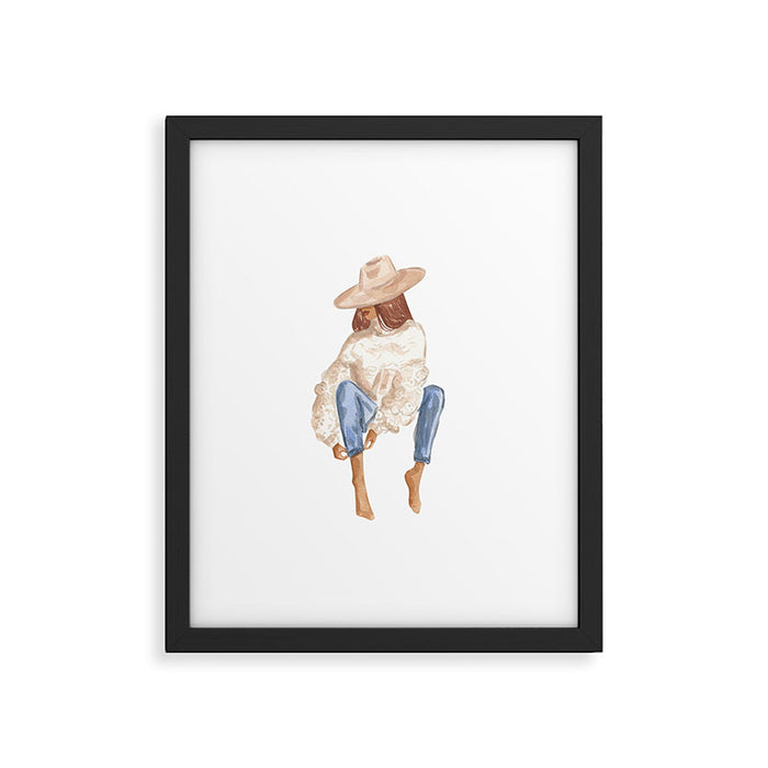 Layla Framed Art Print Gallery Image 1