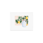 Lemon Tree Branch in a Vase II Art Print Gallery Image 1