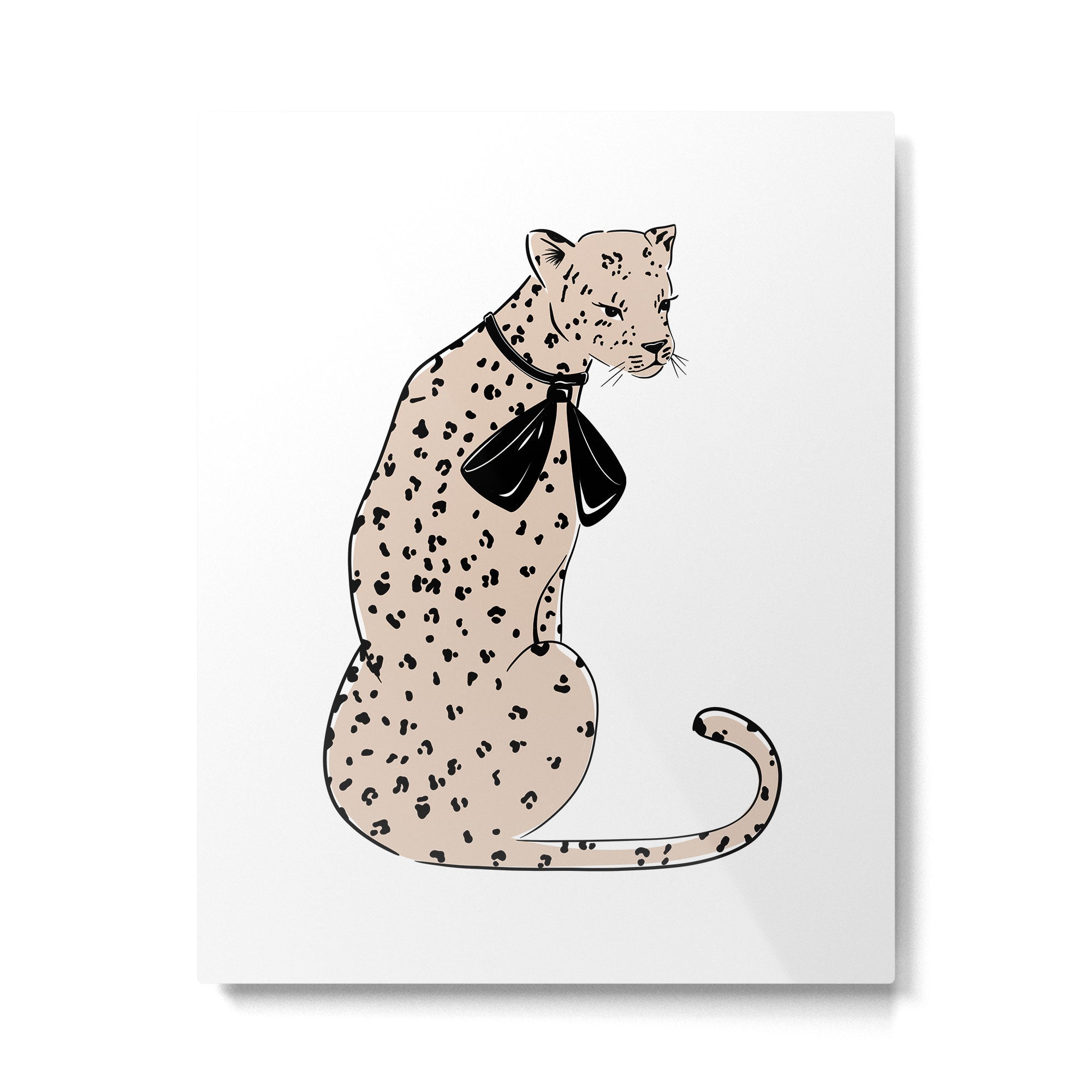 Leopard Chic Metal Print Gallery Image 4
