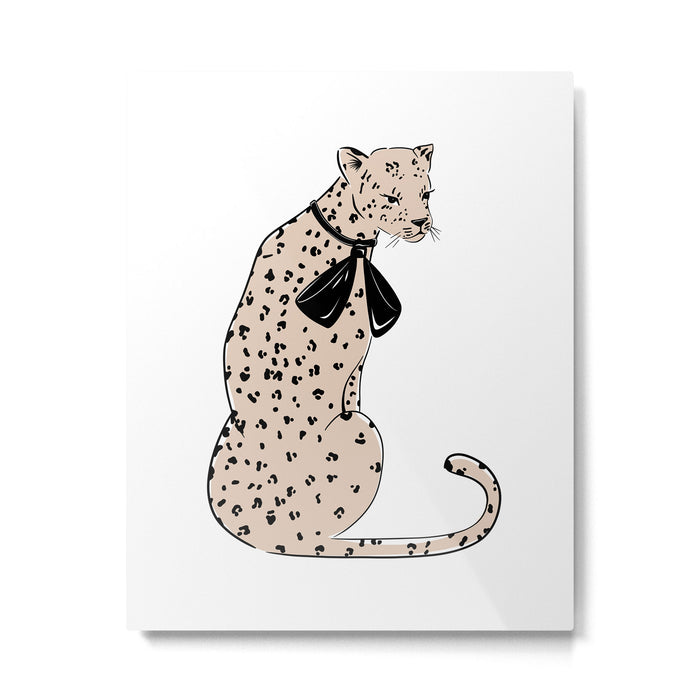Leopard Chic Metal Print Gallery Image 1
