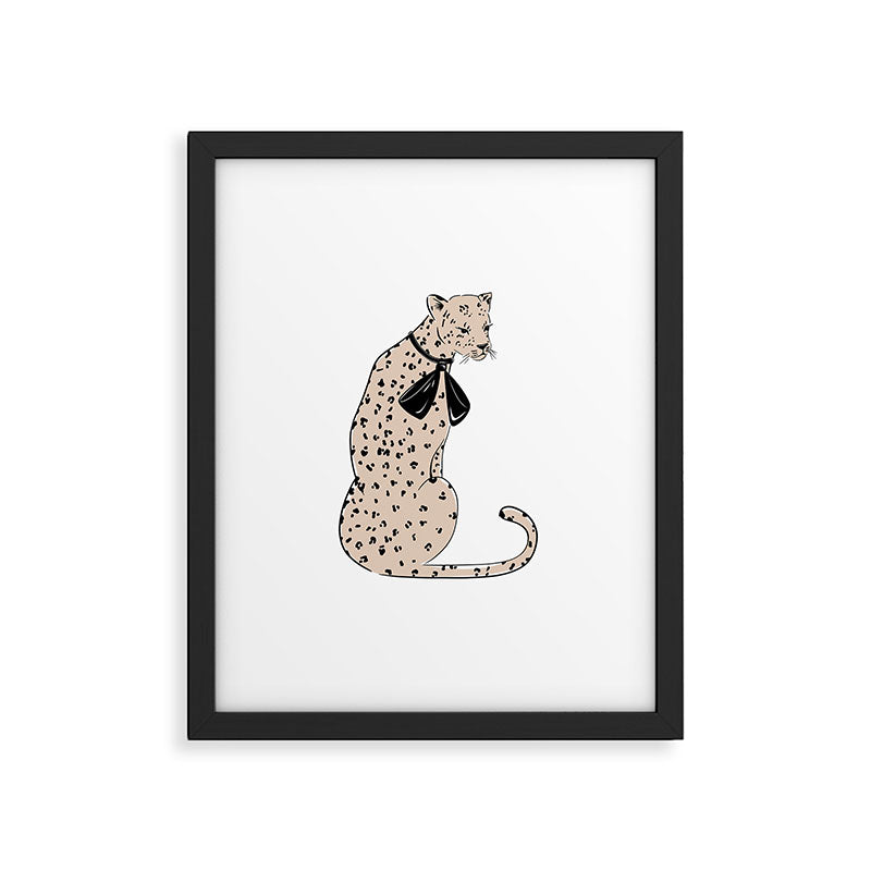 Leopard Chic Framed Art Print Gallery Image 4