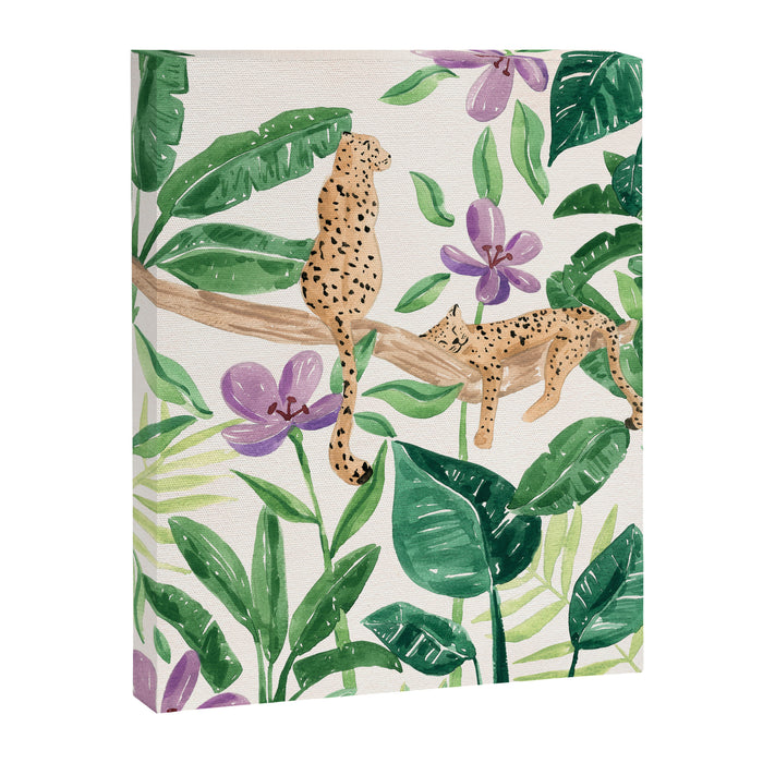 Leopards in the Jungle Canvas Print Gallery Image 1