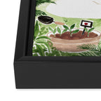 Little Gardener Framed Canvas Print Gallery Image 3