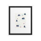 Little Skiers Framed Art Print Gallery Image 5