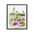 London Framed Canvas Print Gallery Image 6